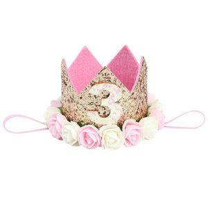 ADD ON $4 Baby Girl Third Birthday Headband